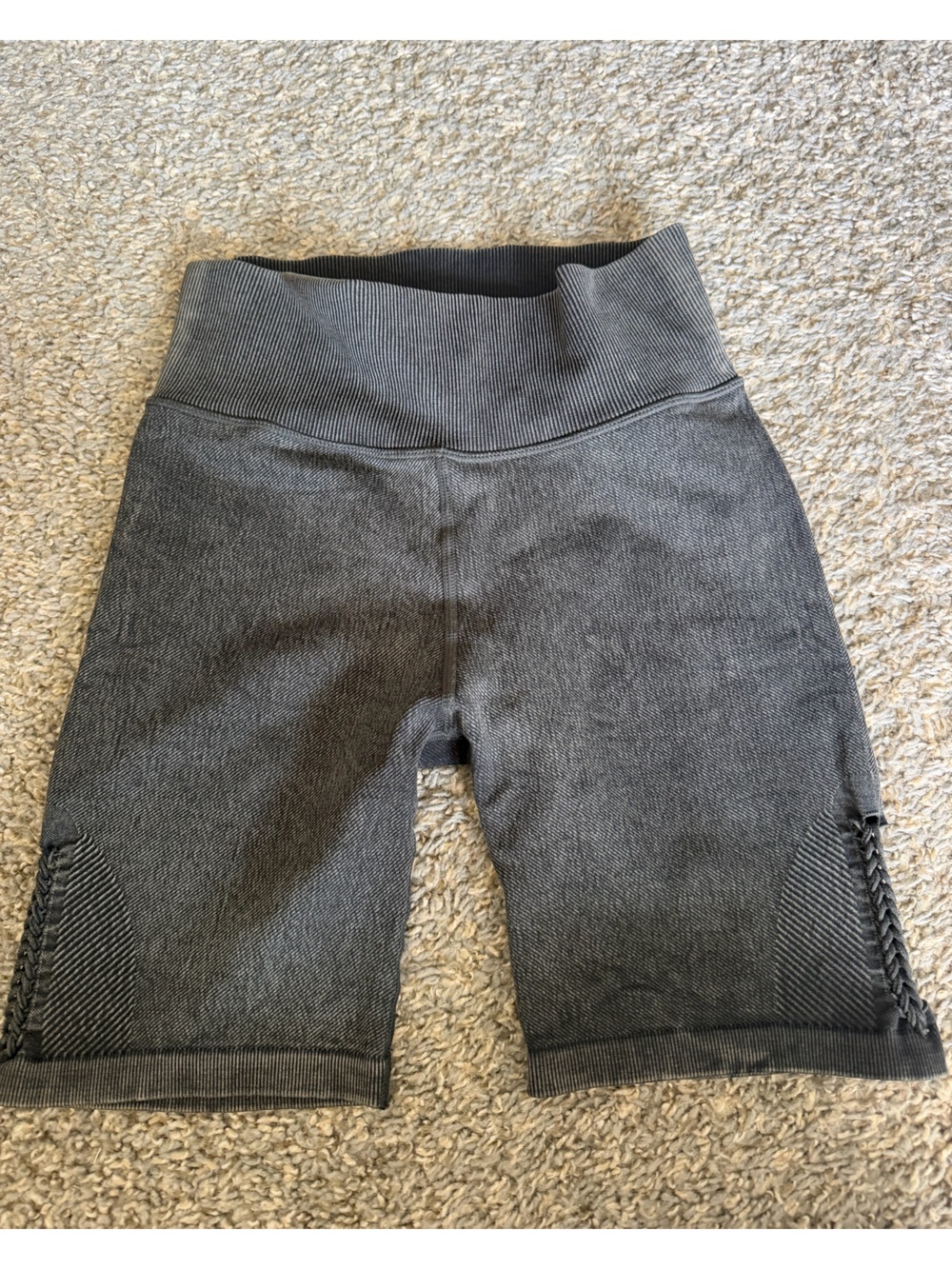 aerie Charcoal Gray Bike Shorts